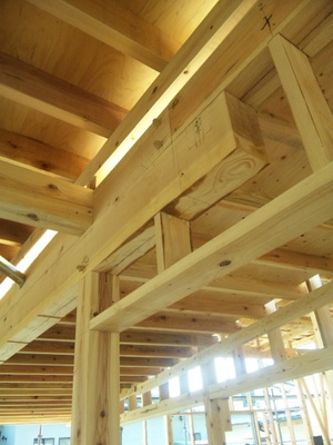 白木建設の継手！