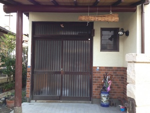 玄関廻りリフォーム現場！