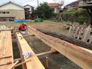 太鼓梁の刻み！