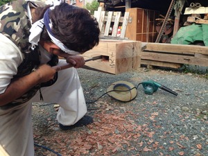 太鼓梁の刻み！