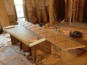 階段掛け工事！