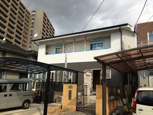 足場解体完了！