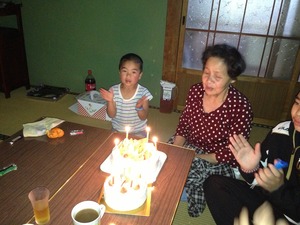 奥方様家の法事。