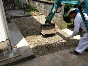 駐車場増設工事！