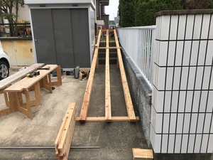 介護保険を使ったスロープ設置工事！