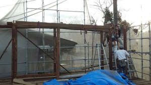 建築専門学校時代の友人の熊本地震復興工事！