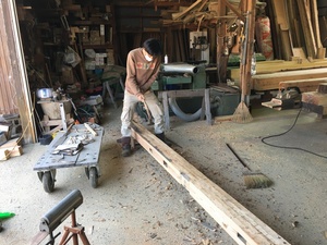 建築専門学校時代の友人の熊本地震復興工事！