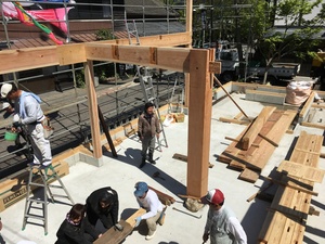 建築専門学校時代の友人の熊本地震復興古民家再生工事！