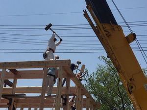 建築専門学校時代の友人の熊本地震復興古民家再生工事！