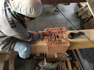 建築専門学校時代の友人の熊本地震復興古民家再生工事！