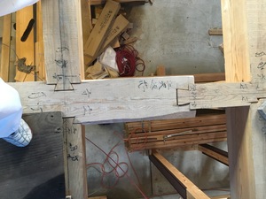 建築専門学校時代の友人の熊本地震復興古民家再生工事！