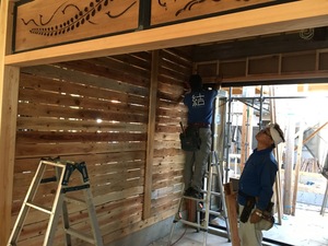 建築専門学校時代の友人の熊本地震復興古民家再生工事！