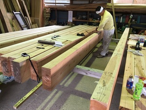 建築専門学校時代の友人の熊本地震復興古民家再生工事！