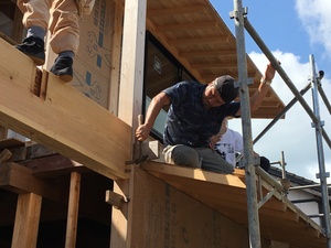 建築専門学校時代の友人の熊本地震復興古民家再生工事！