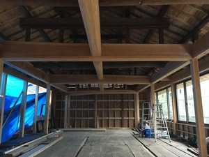 建築専門学校時代の友人の熊本地震復興古民家再生工事！