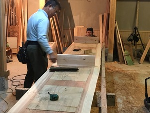 建築専門学校時代の友人の熊本地震復興古民家再生工事！