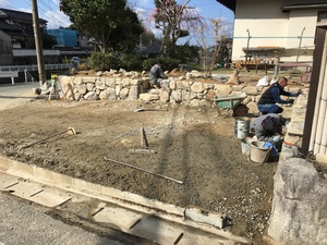 【古賀市  M様邸】使わなくなった店舗の解体後、駐車場建設工事（宗像市  白木建設）