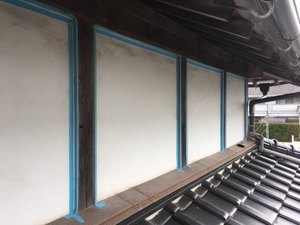 【宗像市　A様邸】約築40年の白木建設が建てた入母屋造の御宅の外壁防水工事　(宗像市　白木建設)