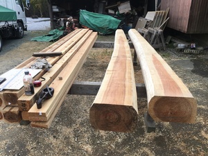 【遠賀郡  Y様邸】築45年の入母屋造りの屋根改修再生工事  （太鼓梁墨付編）（宗像市  白木建設）