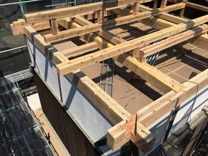 【遠賀郡  Y様邸】築45年の入母屋造りの屋根改修再生工事  （入母屋屋根母屋組替え編）（宗像市  白木建設）