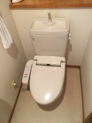 【古賀市　S様邸】古くなった洋式便器の取替工事　宗像市　白木建設