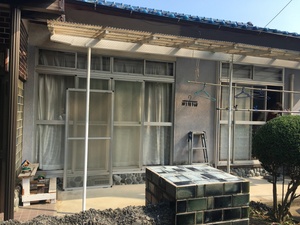 【宗像市　Ｋ様邸】南側の掃き出しサッシ取替工事　宗像市　白木建設