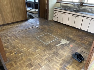 【宗像市　K様邸】築150年以上の古民家の床板張り替え工事  宗像市　白木建設