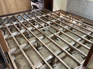 【宗像市　K様邸】築150年以上の古民家の床板張り替え工事  宗像市　白木建設