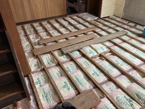 【宗像市　K様邸】築150年以上の古民家の床板張り替え工事  宗像市　白木建設