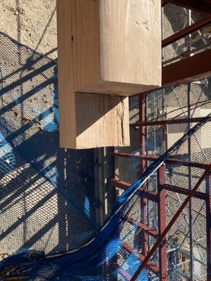 【宗像市　消防格納庫】高校の先輩が営む工務店の現場に作業応援に行って来ました。　宗像市　白木建設